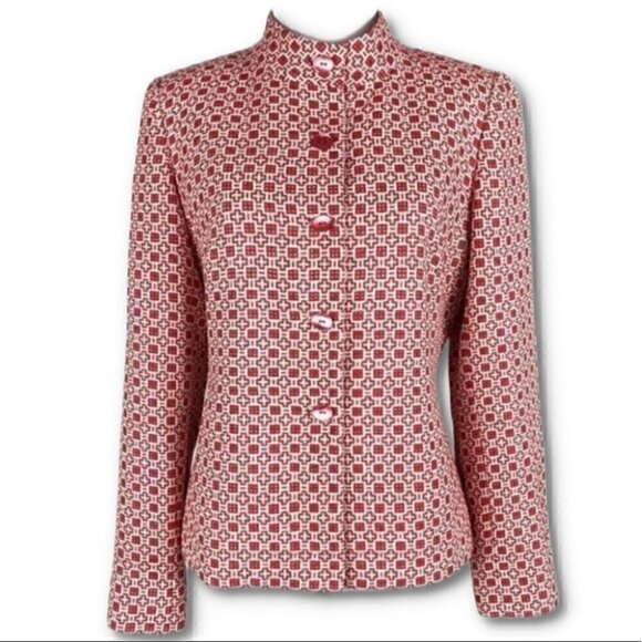 Doncaster blazer size 4 100% silk mandolin career - Picture 1 of 9